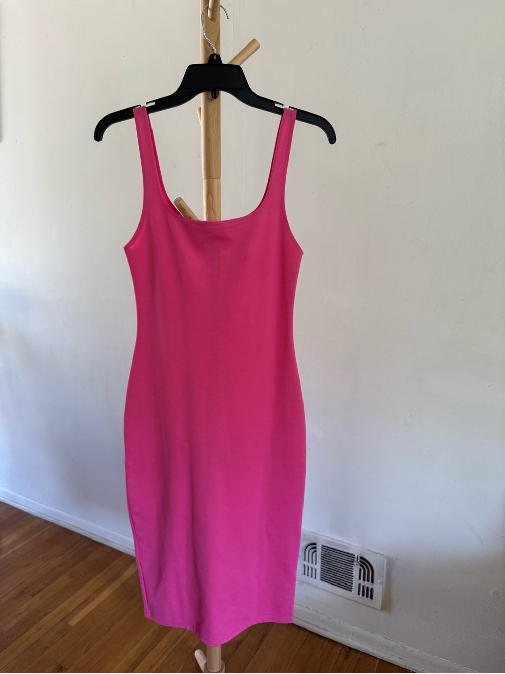 Zara Hot Pink Bodycon Tank Dress